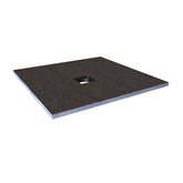 wetroom tray central drain